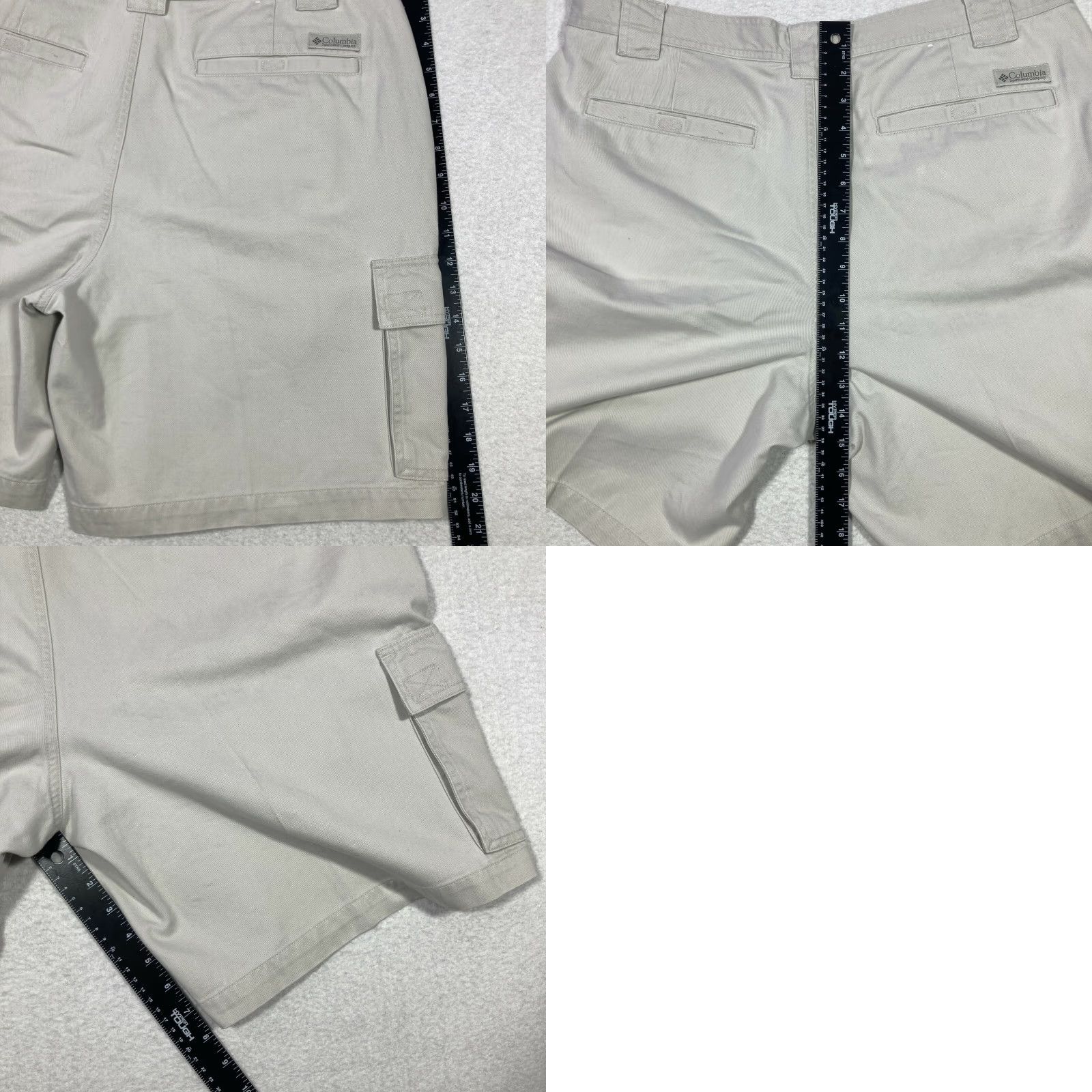 Vintage Columbia Mens Cargo Shorts Light Brown 38 USA Vintage Utility Hiking Slim Fit Cotton Canvas Belt Loops Pockets Crew N/A Size US 38 / EU 54 - 8 Thumbnail
