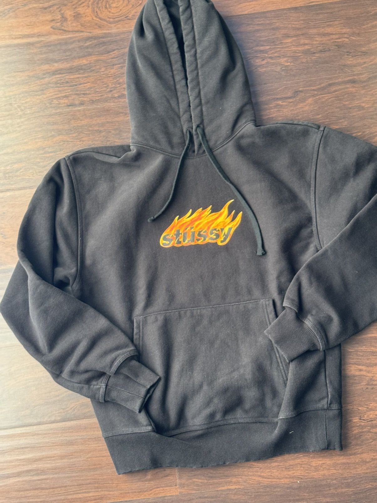 Stussy Stussy Flame Logo Hoodie Size US M / EU 48-50 / 2 - 1 Thumbnail