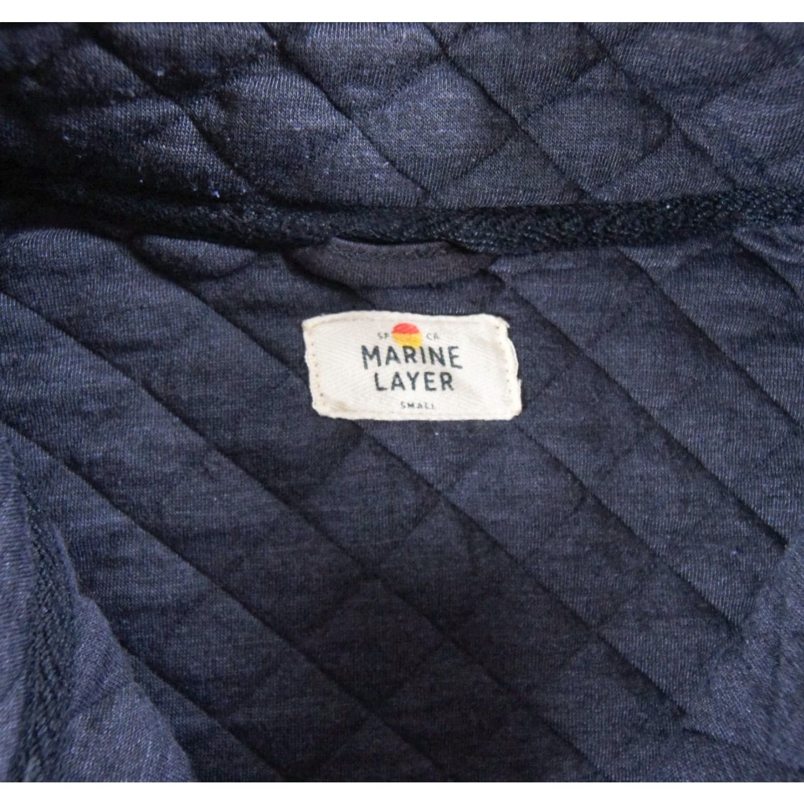 Marine Layer Marine Layer Jacket Mens Smal Blue Corbet Full Zip Quilt Adult Outdoors Casual Size US S / EU 44-46 / 1 - 7 Thumbnail