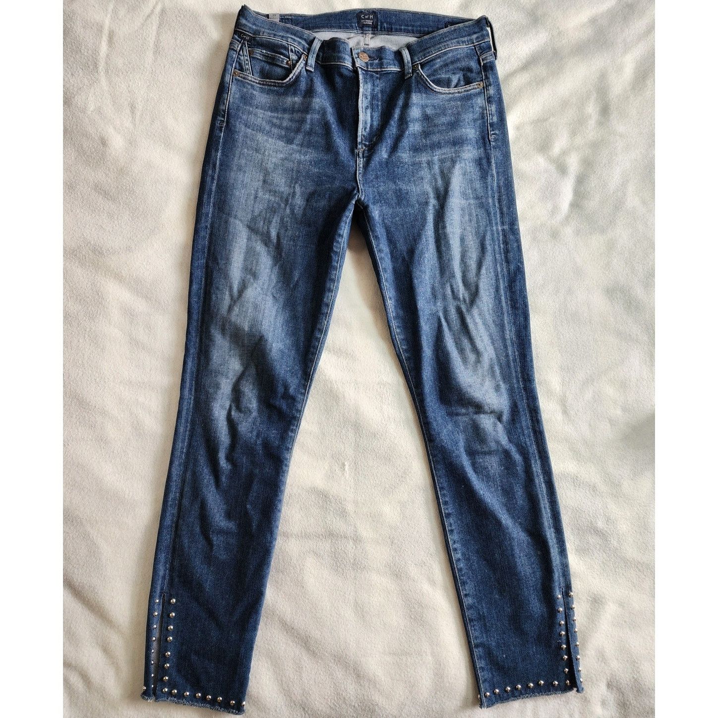 Citizens Of Humanity Citizens of Humanity Rocket HR Skinny Jeans Studded 29 Moto Size 29" - 1 Thumbnail