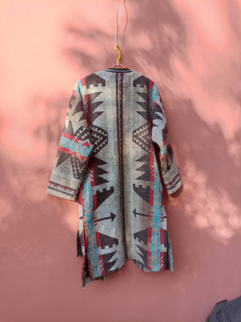 Designer × Japanese Brand Vintage meirire Long Cardigan nice design Size M / US 6-8 / IT 42-44 - 2 Thumbnail