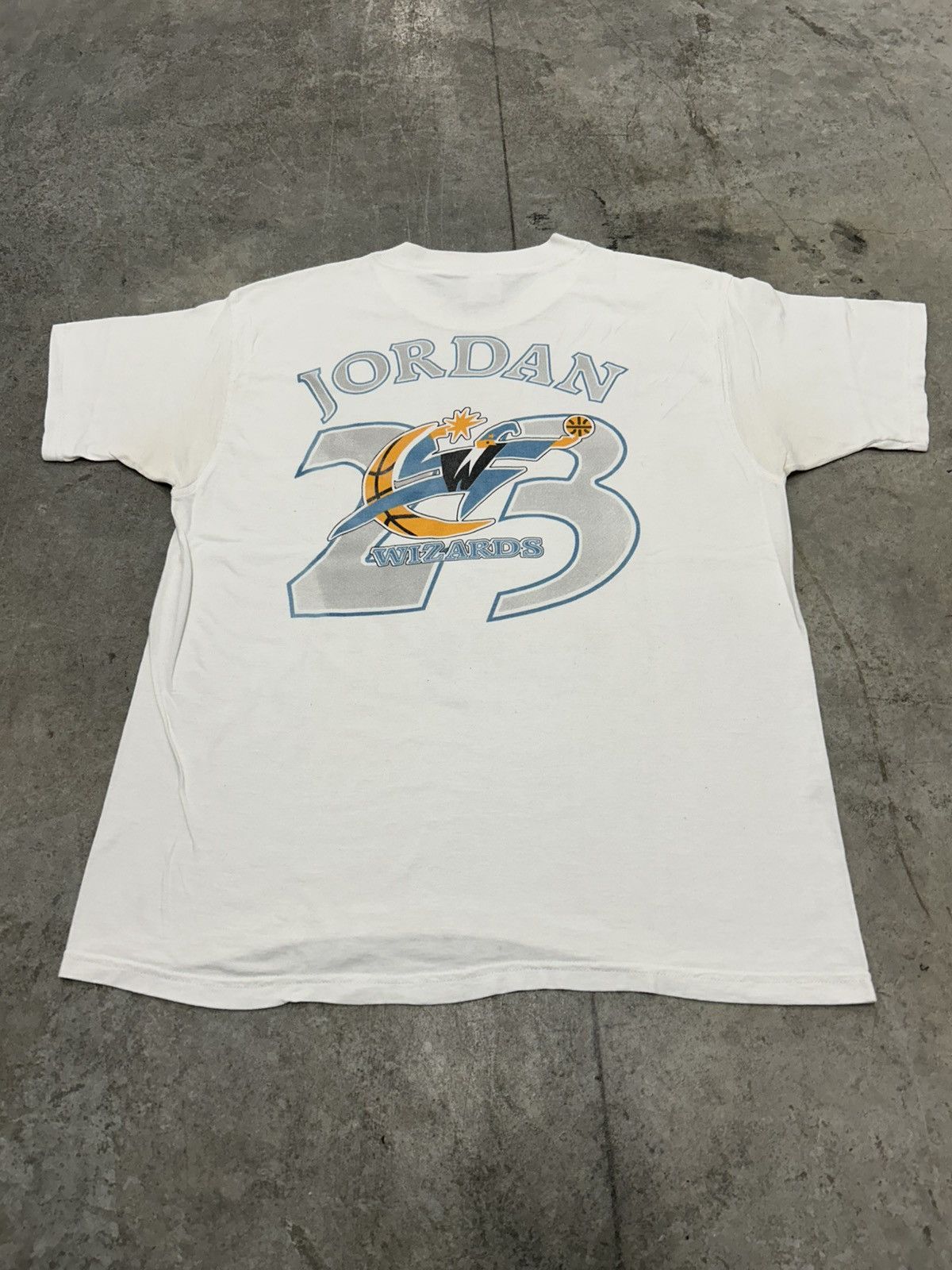 Vintage Vintage Michael Jordan rap tee Washington wizards Size US L / EU 52-54 / 3 - 2 Thumbnail