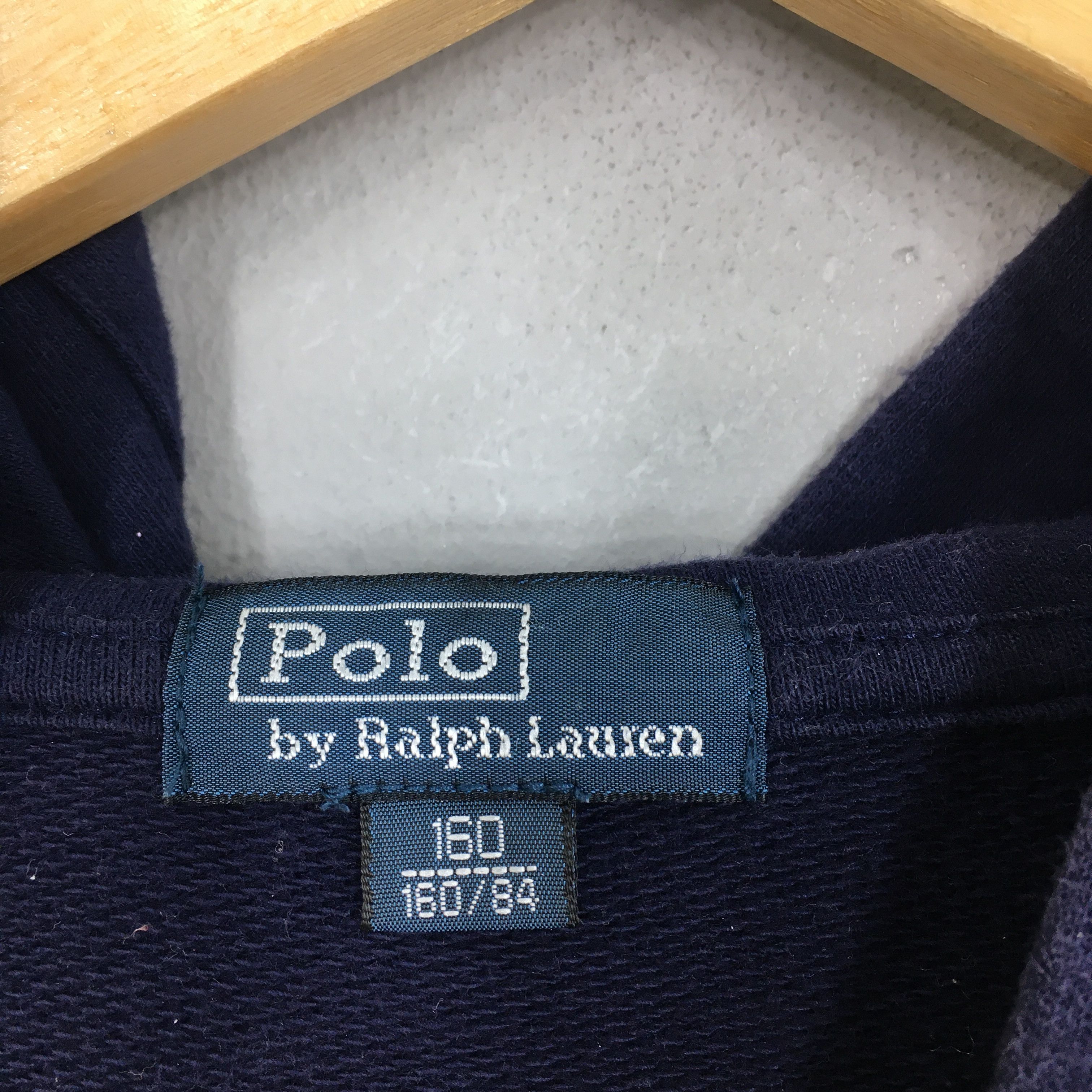 Polo Ralph Lauren × RRL Ralph Lauren × Ralph Lauren Sport Vintage Polo Ralph Lauren Blue Zipper Sweater Hoodies Small Size US S / EU 44-46 / 1 - 5 Thumbnail
