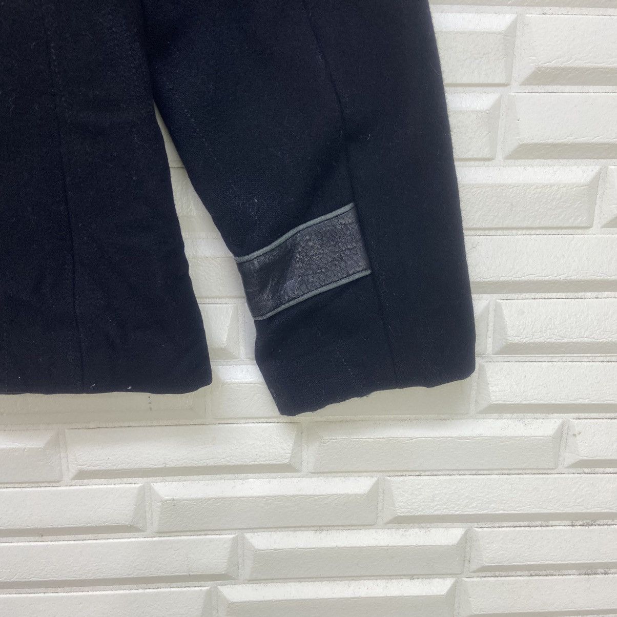 FDMTL Scanner Fundamental FDMTL Street Fashion Leather Wool Coat Size US XS / EU 42 / 0 - 11 Thumbnail