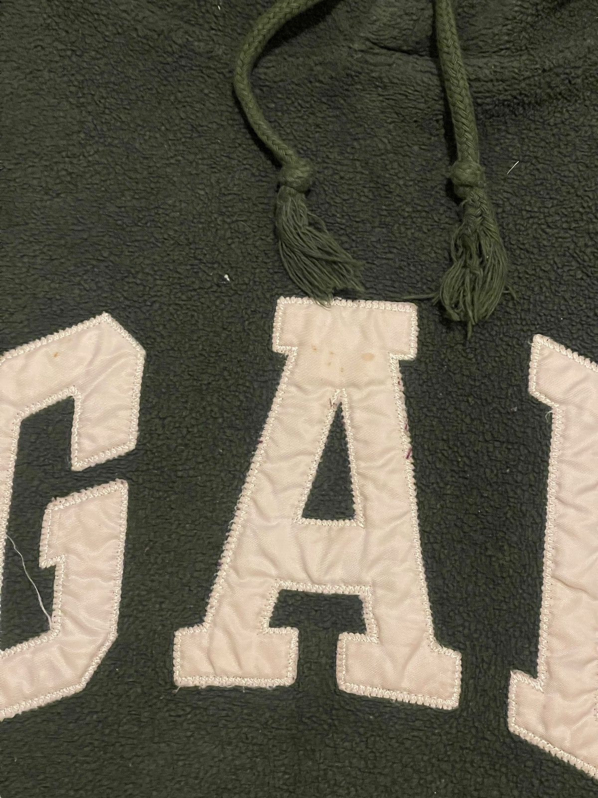 Gap Gap Vintage 90s Green Fleece Teddy Men Pullover Hoodie Sz L Size US L / EU 52-54 / 3 - 2 Thumbnail