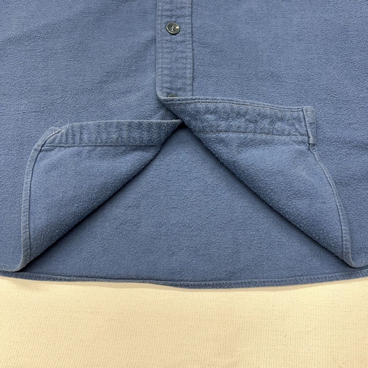 L.L. Bean × Vintage VTG LL Bean Flannel Shirt Blue Chamois Cloth Button Up Retro Size US M / EU 48-50 / 2 - 10 Thumbnail