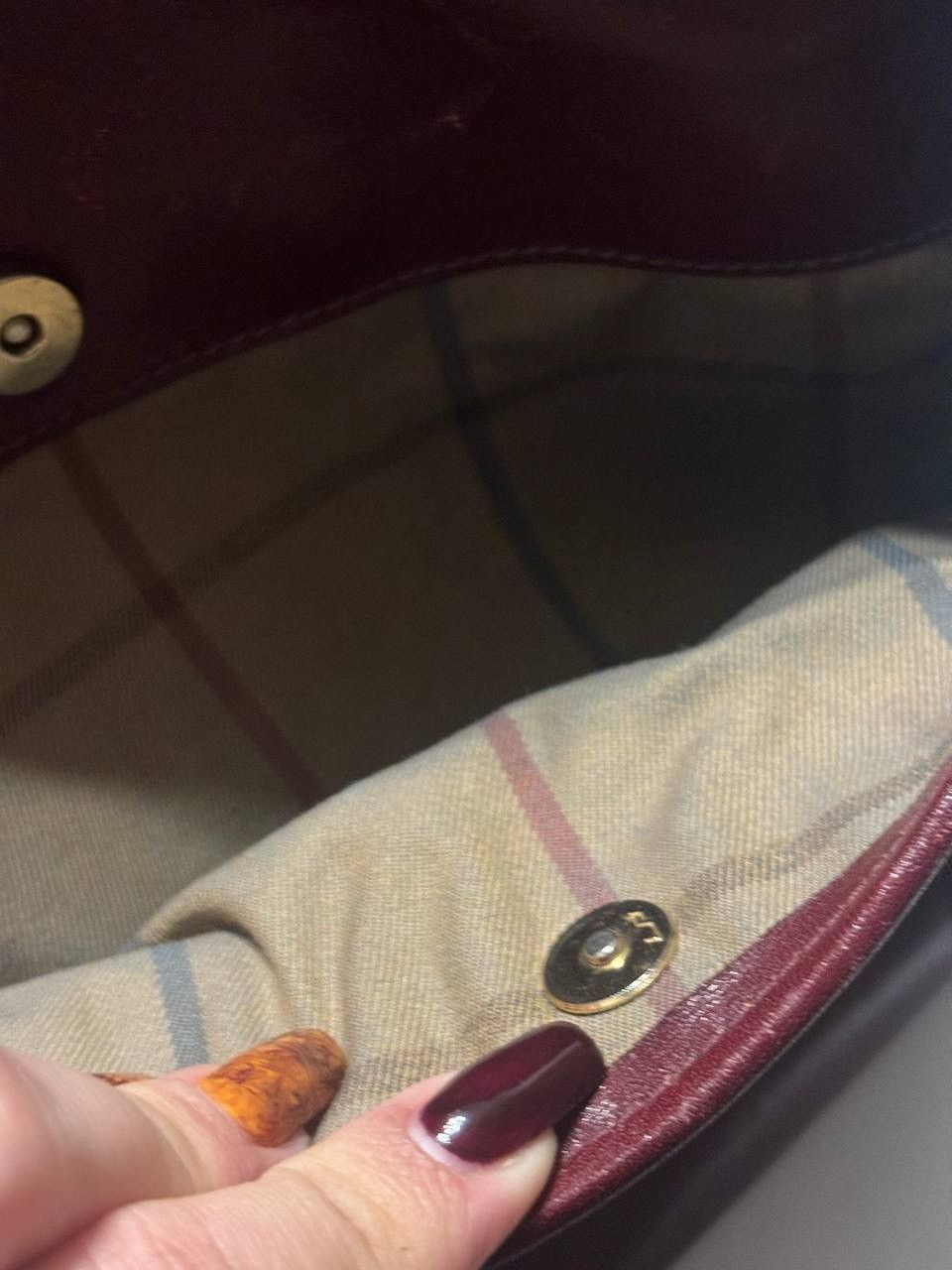 Burberry Vintage Burberry Burberrys Leather style y2k Handbag 80s Size ONE SIZE - 7 Thumbnail