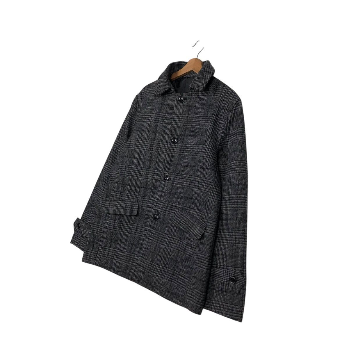 Japanese Brand 🔥VINTAGE CHORE BUTTON JACKET ROSHELL TARTAN ISSEY MIYAKE Size US L / EU 52-54 / 3 - 4 Thumbnail