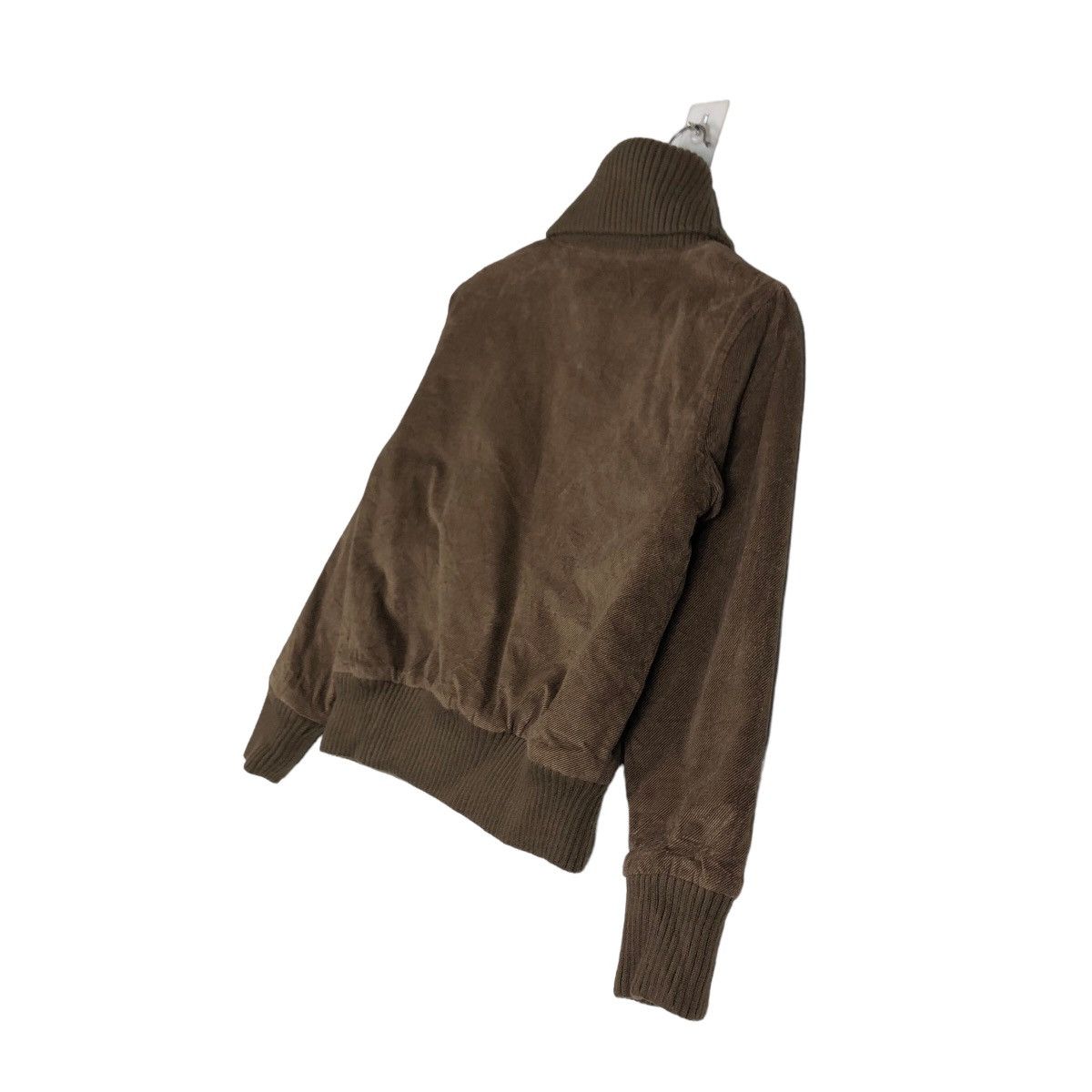 Woolrich Woolen Mills 🔥Vintage Cropped Biker Jacket Woolrich Corduroy Zipper Size US M / EU 48-50 / 2 - 9 Thumbnail