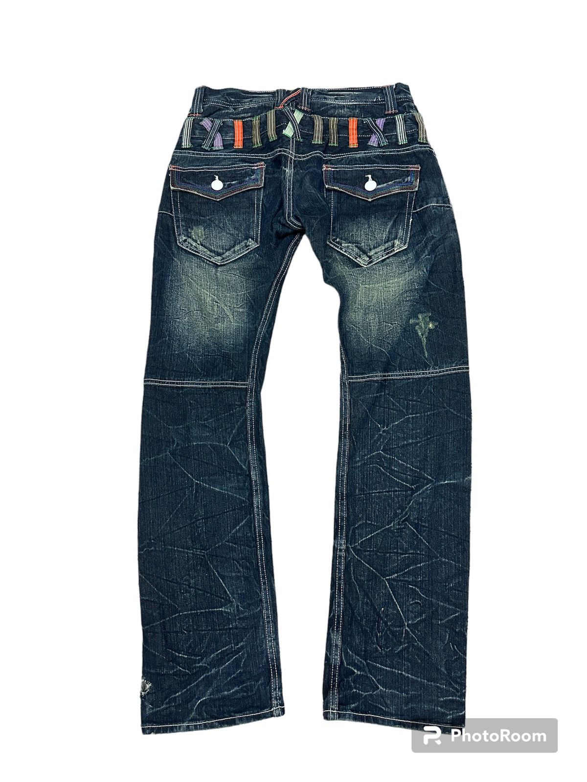If Six Was Nine 🔥🔥🔥Dominate Handcrated Jeans Double Waist Pants Size US 32 / EU 48 - 1 Thumbnail