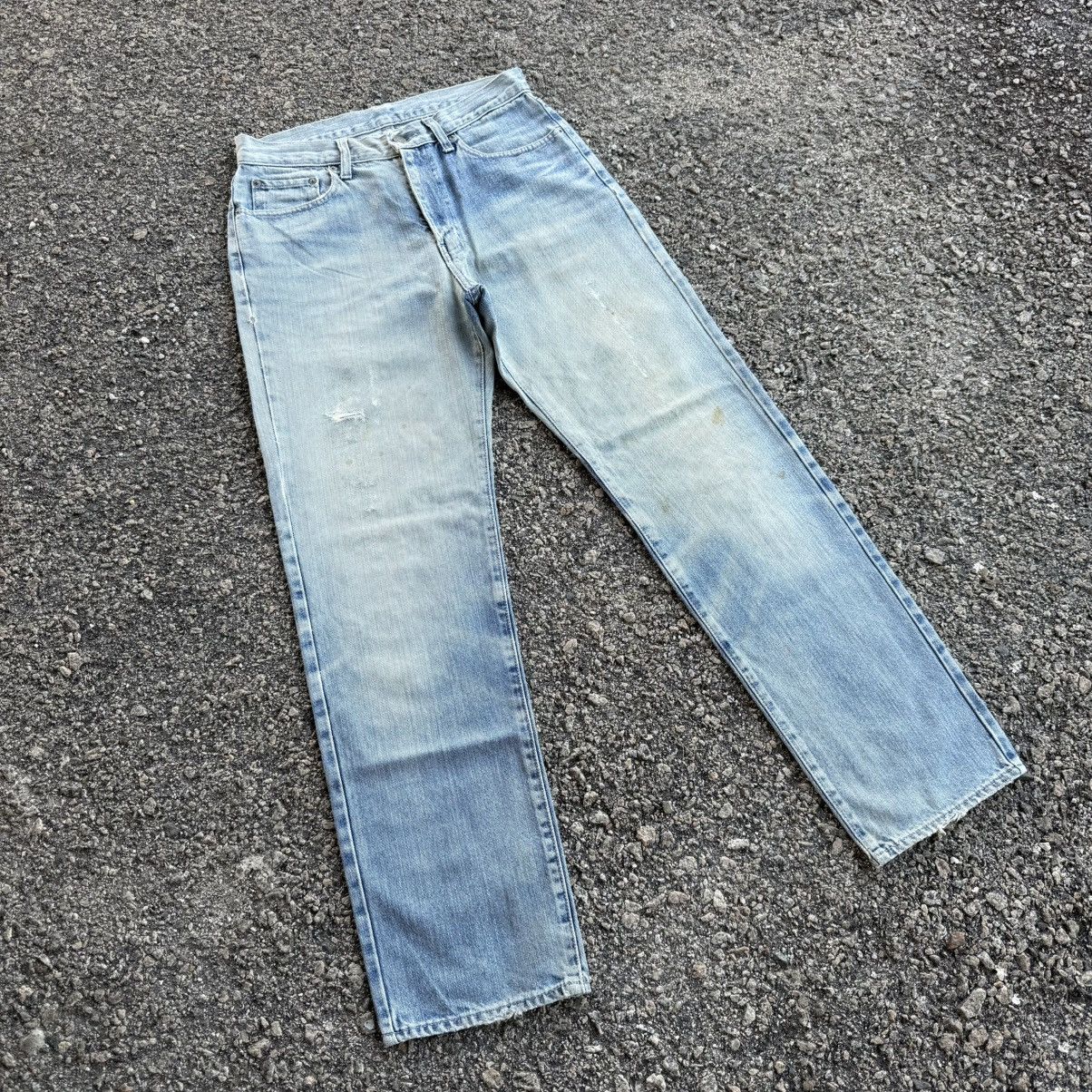 VINTAGE JAPANASE STRAIGHT FADED JEAN DENIM PANTS