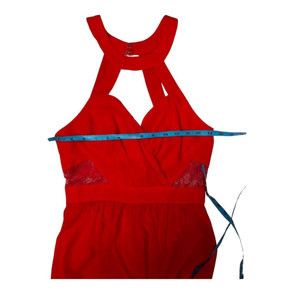 Designer BCBGeneration l Red Maxi W Lace Detail Size 4 Size S / US 4 / IT 40 - 6 Thumbnail