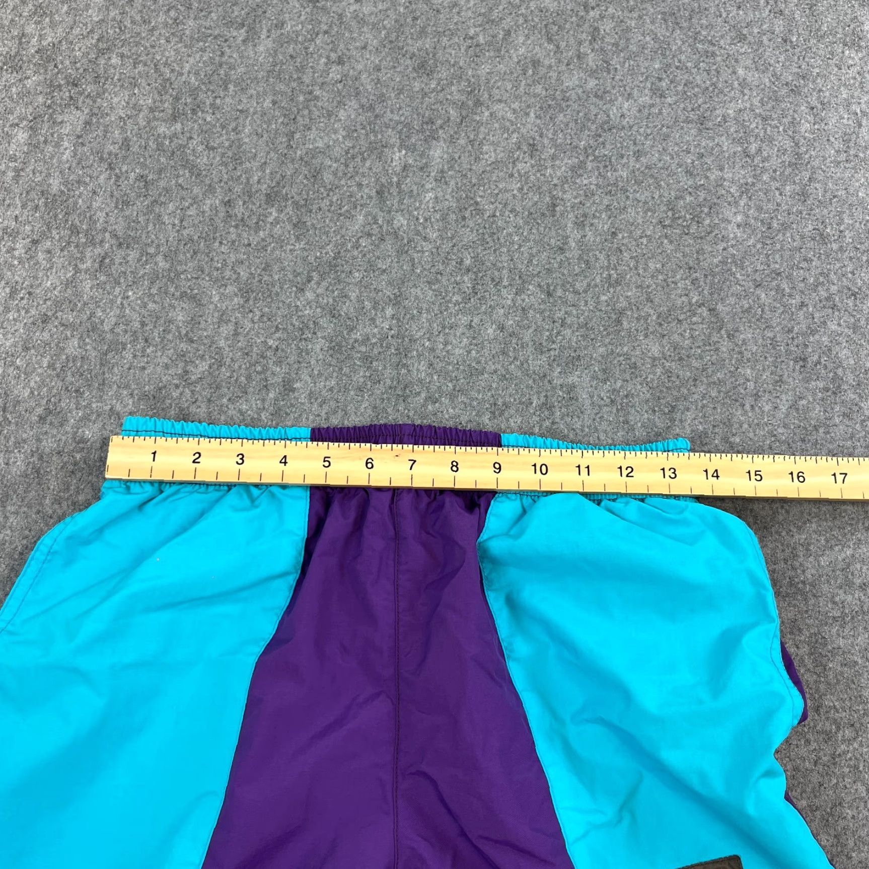 Urban Outfitters Urban Outfitters Track Pants Colorblock Windbreaker Purple Teal Medium Retro Ski Mens Pants Size US 31 - 6 Thumbnail