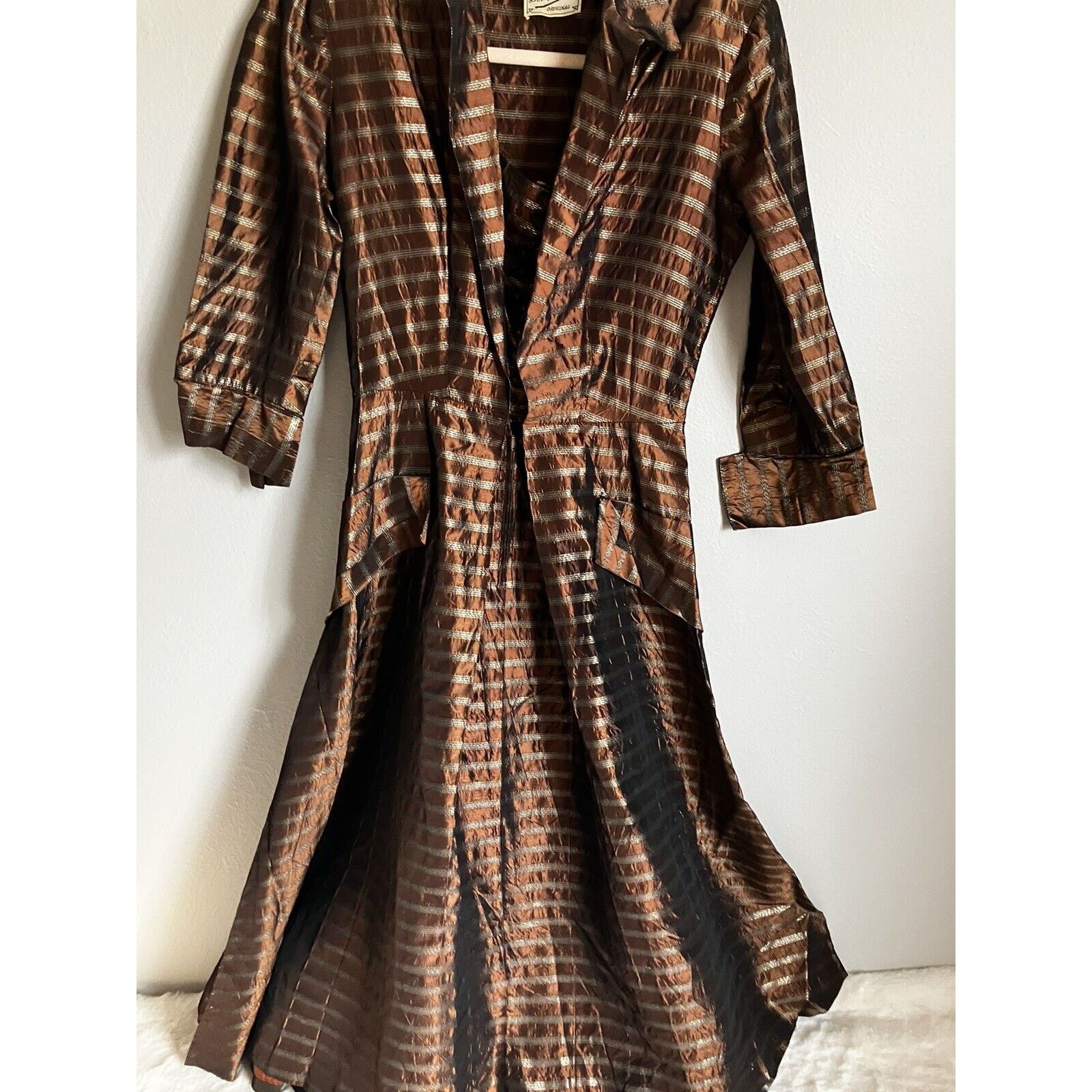 Other Doris Dodson Originals Womens Vintage 1940's Dress VINTAGE Size L / US 10 / IT 46 - 4 Thumbnail