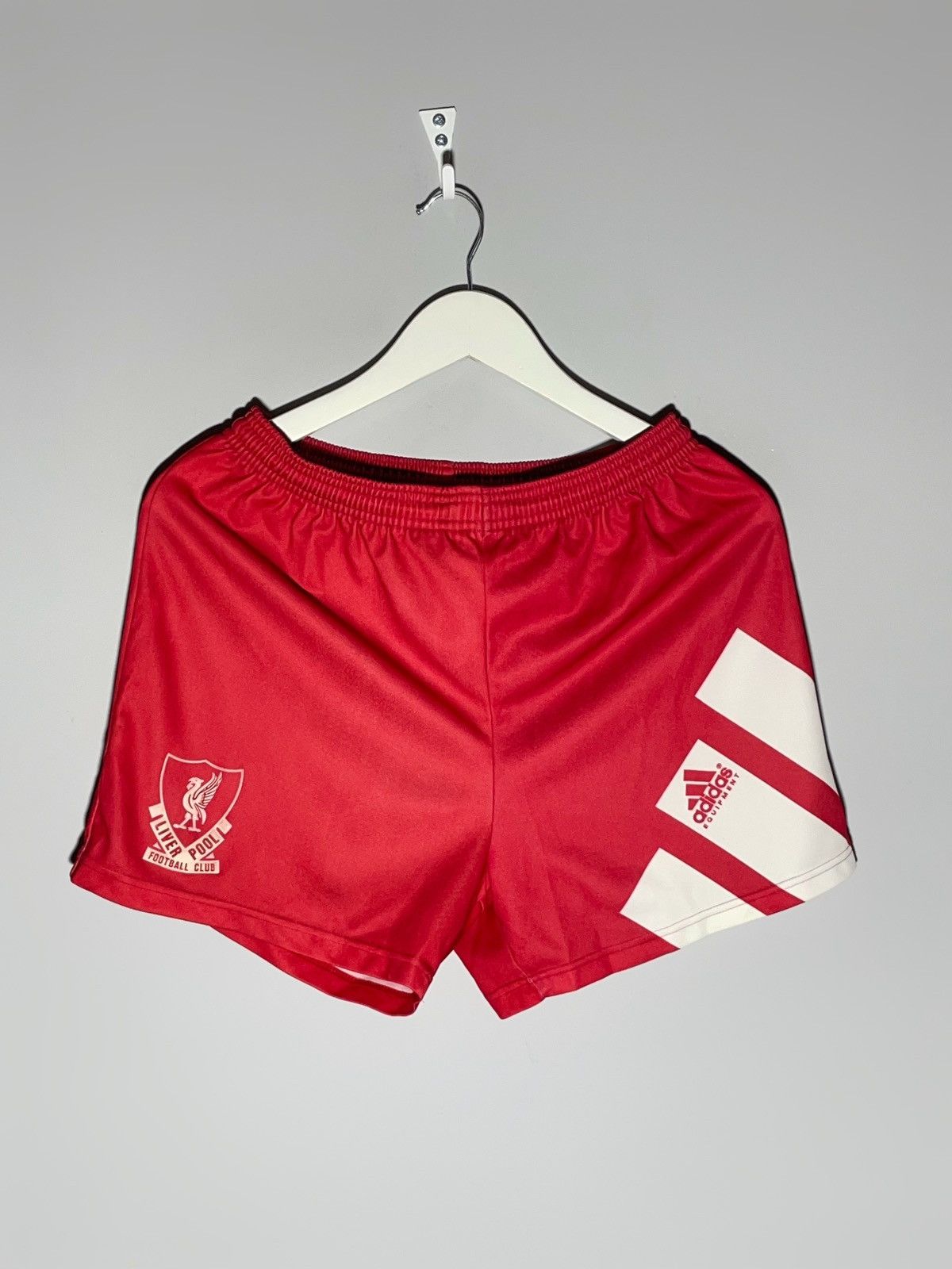 Adidas × Vintage Liverpool FC Adidas Equipment 1991/92 Home Football Shorts Size US 32 / EU 48 - 1 Thumbnail