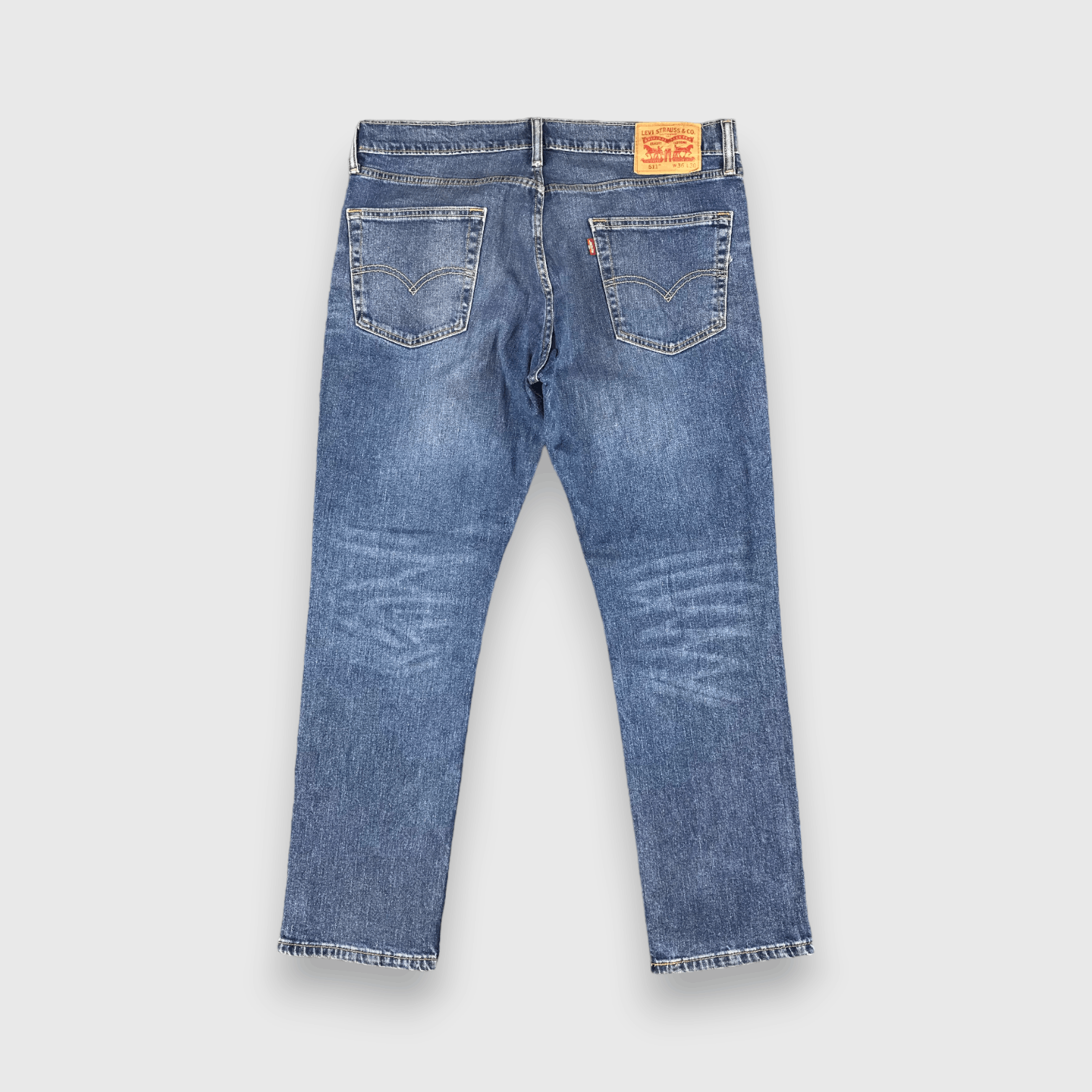 Levi's Vintage Blue Wash Levis 511 Jeans-J1588 Size US 36 / EU 52 - 2 Thumbnail