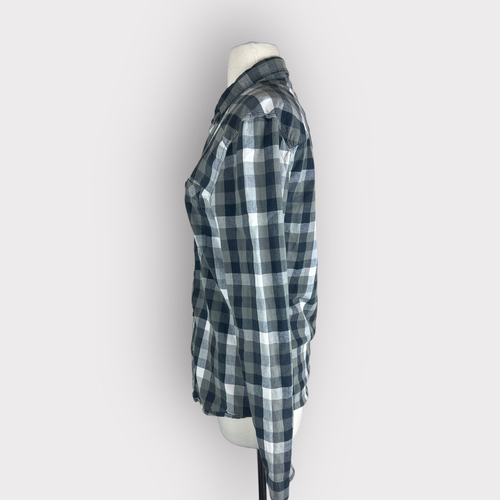 H&M DIVIDED by H&M | Men's Plaid Button Down Shirt Casual Cool Size US S / EU 44-46 / 1 - 2 Thumbnail
