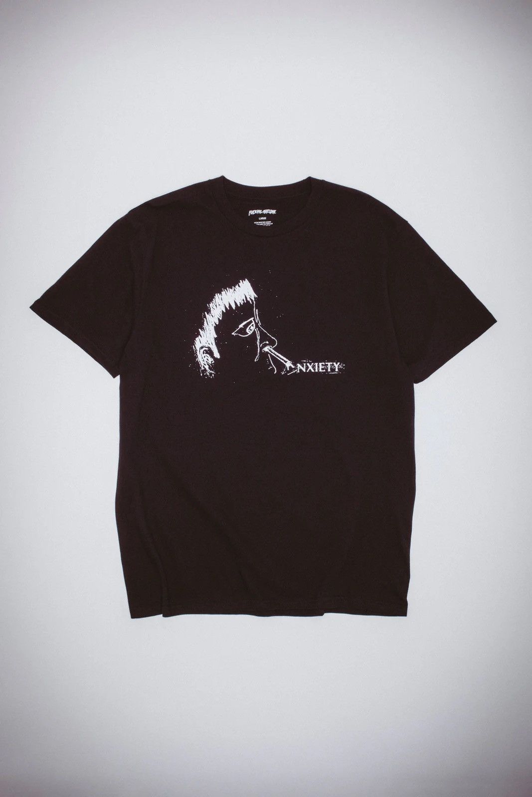 Fucking Awesome ANXIETY TEE Size US XXL / EU 58 / 5 - 1 Thumbnail
