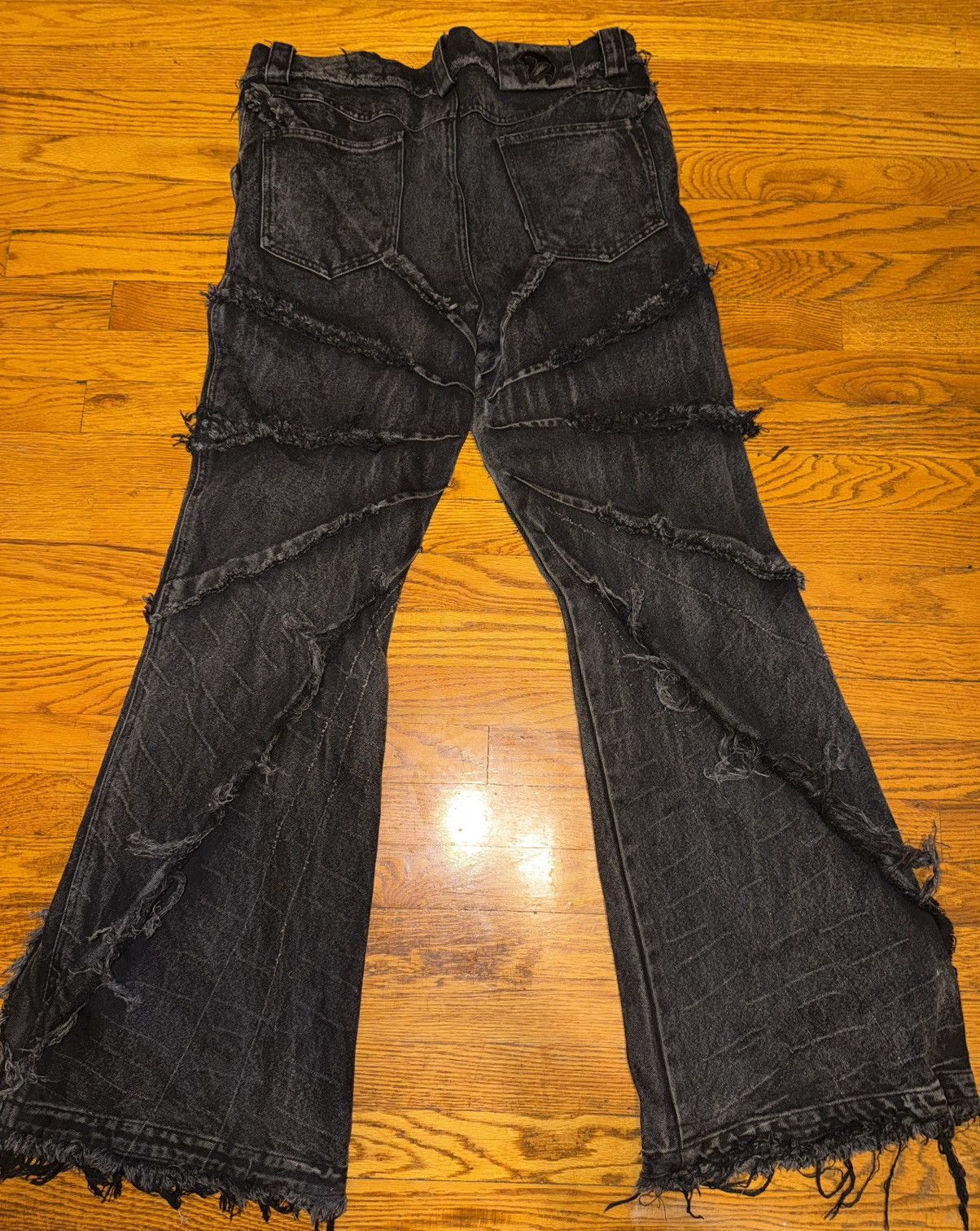 Other WEBBED WIDE FLARE JEANS size 34 Size US 34 / EU 50 - 2 Thumbnail