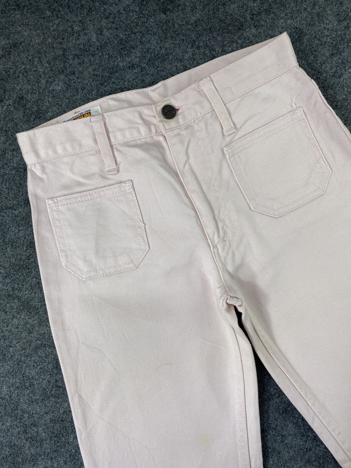 Big John × If Six Was Nine × Japanese Brand BIG JOHN FLARED SOFT PINK JEANS - 1105 Size 26" / US 2 / IT 38 - 3 Thumbnail