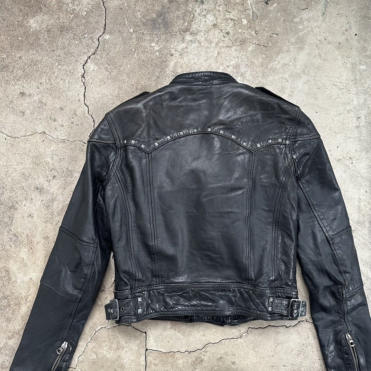 Levi's Levis Vintage Real leather biker moto punk jacket Size S / US 4 / IT 40 - 8 Thumbnail