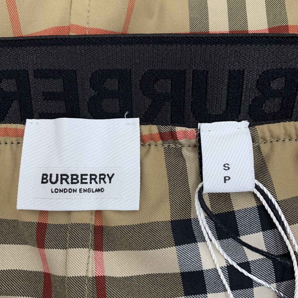 Burberry Burberry Brown Waist Logo Plaid Casual Pants K26WX Size 27" / US 4 / IT 40 - 6 Thumbnail