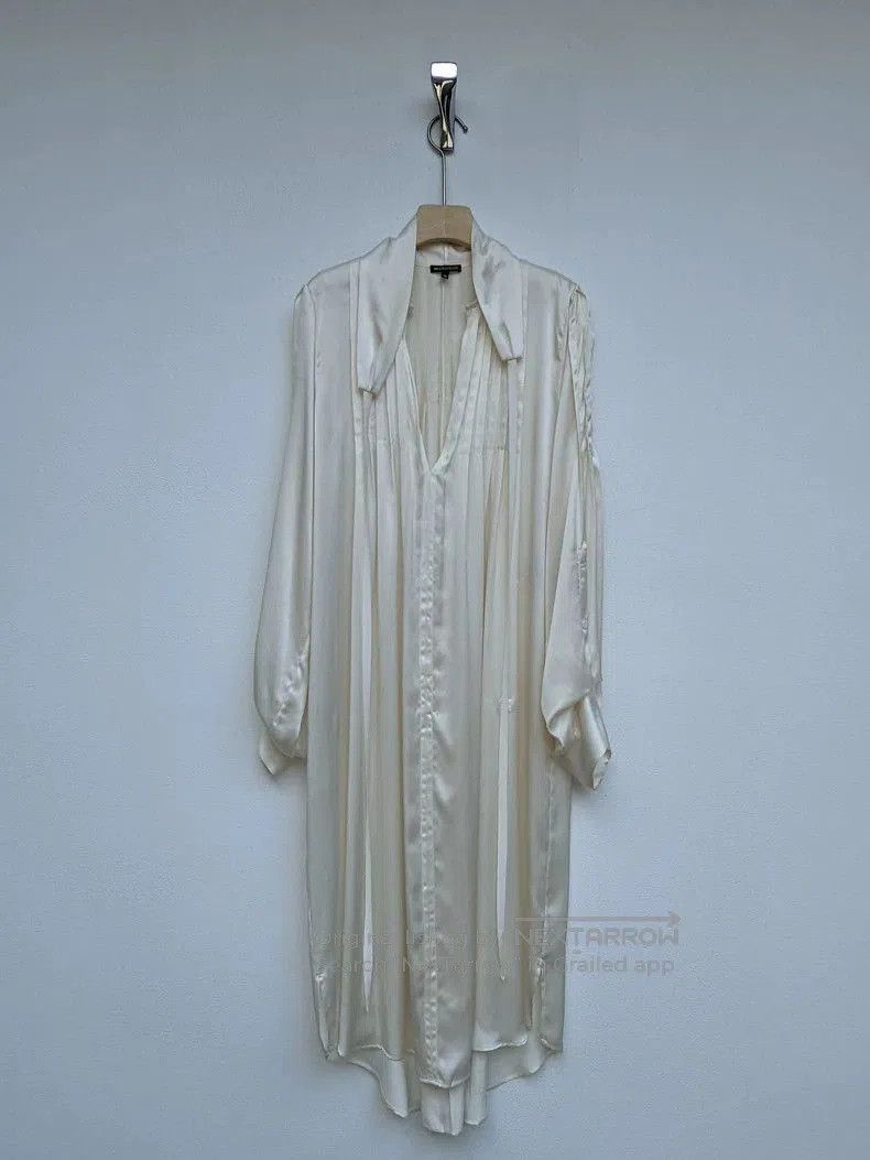 Ann Demeulemeester Ann Demeulemeester Silk Long Sleeve Shirt. Size US M / EU 48-50 / 2 - 2 Thumbnail