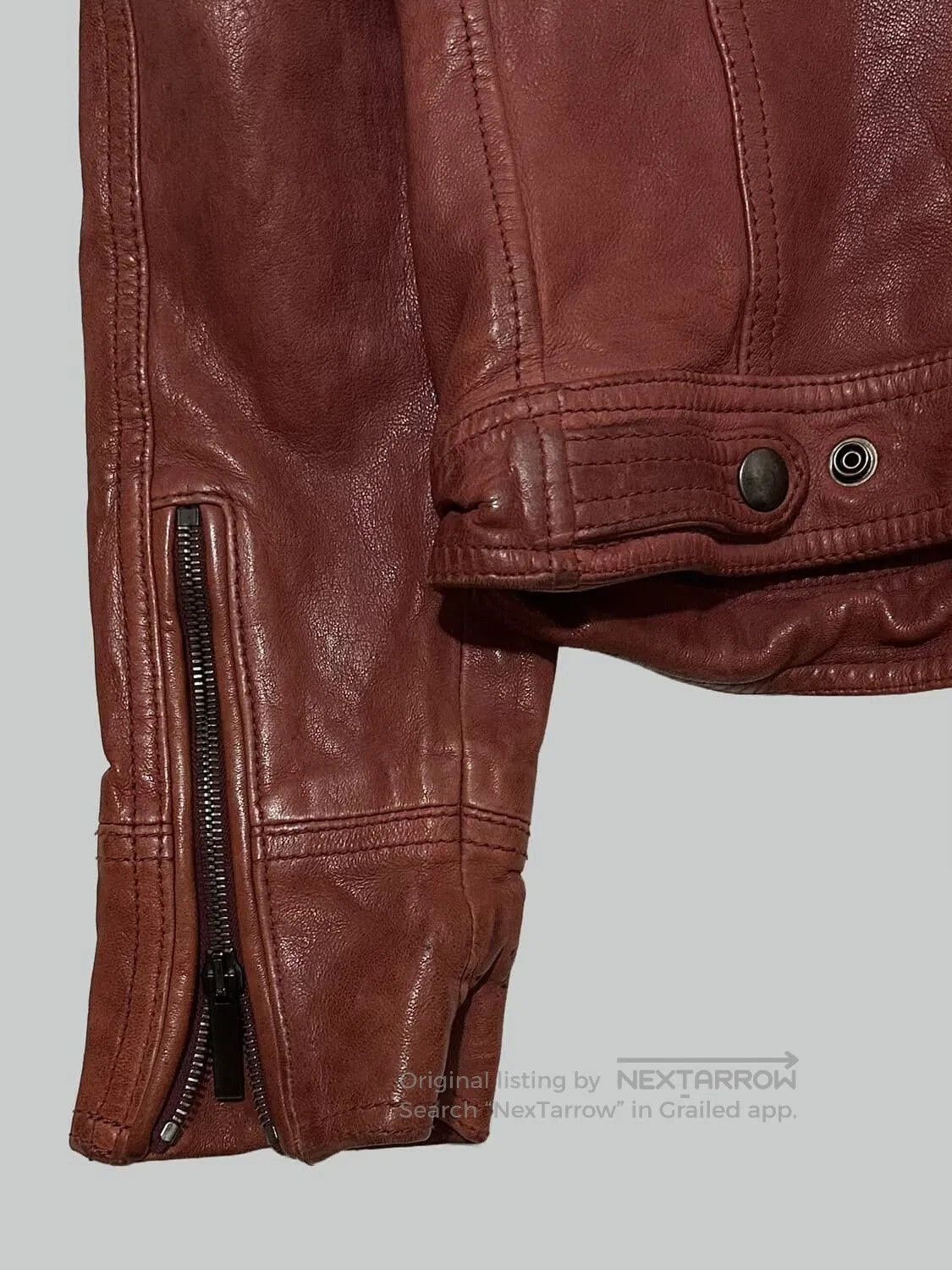 Emporio Armani Emporio Armani Vintage Leather Jacket. Size US M / EU 48-50 / 2 - 4 Thumbnail