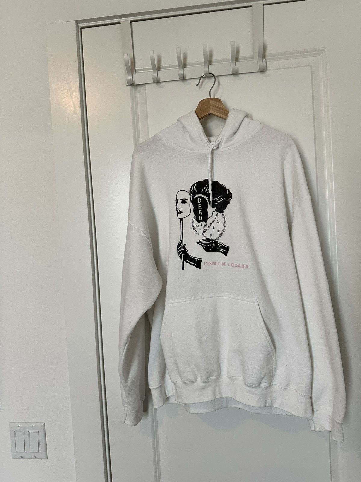 Japanese Brand × Vintage Vintage - Inferior Noir hoodie (rare) Size US L / EU 52-54 / 3 - 3 Thumbnail