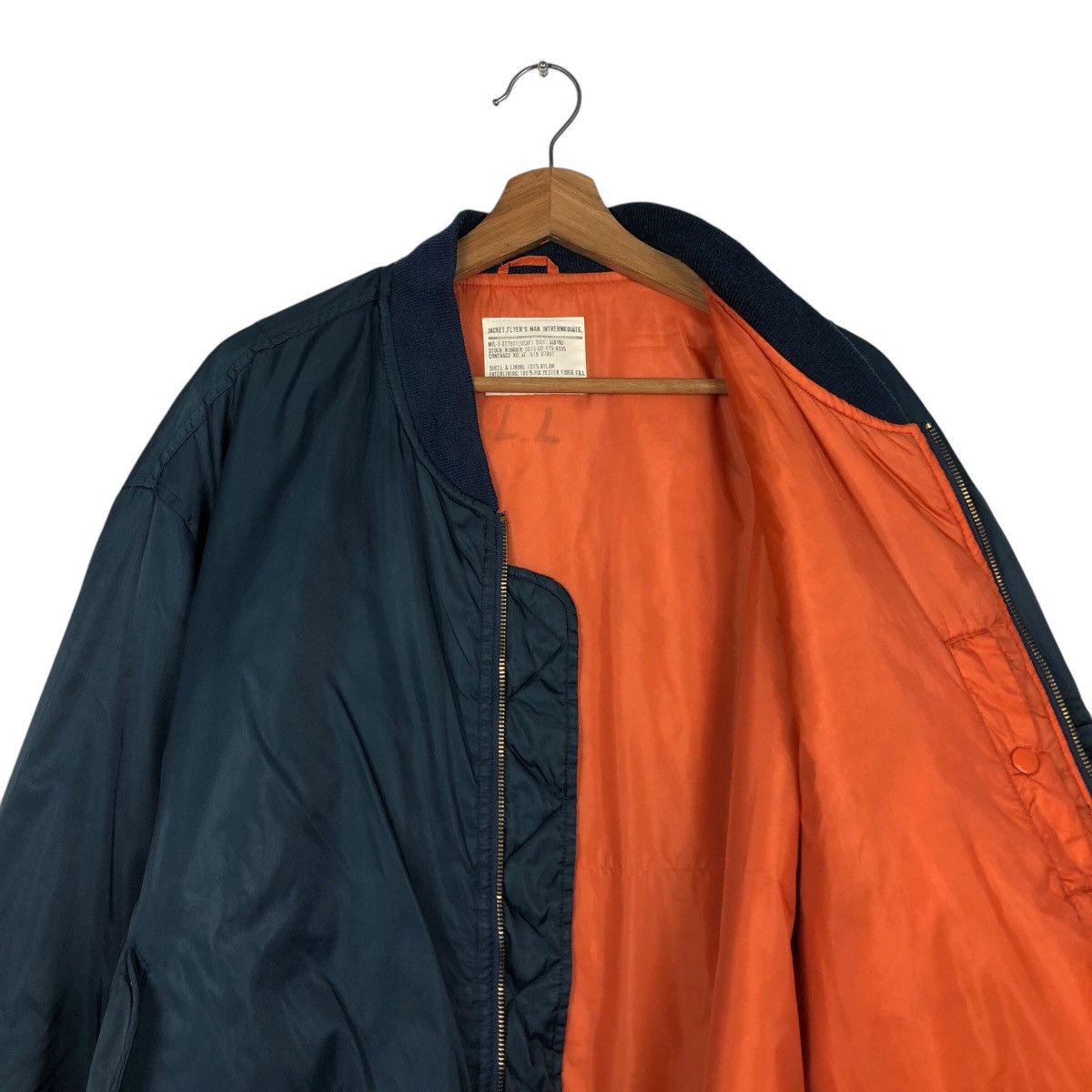 Japanese Brand 📌Vintage Fly Military Bomber Jacket Ma-1 Design Size US L / EU 52-54 / 3 - 13 Thumbnail
