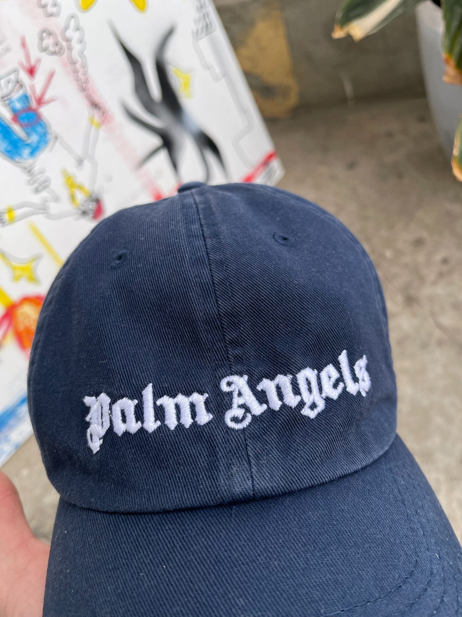 Palm Angels Palm Angels Cap Embroidered Grey Baseball Cap Hat Size ONE SIZE - 8 Thumbnail