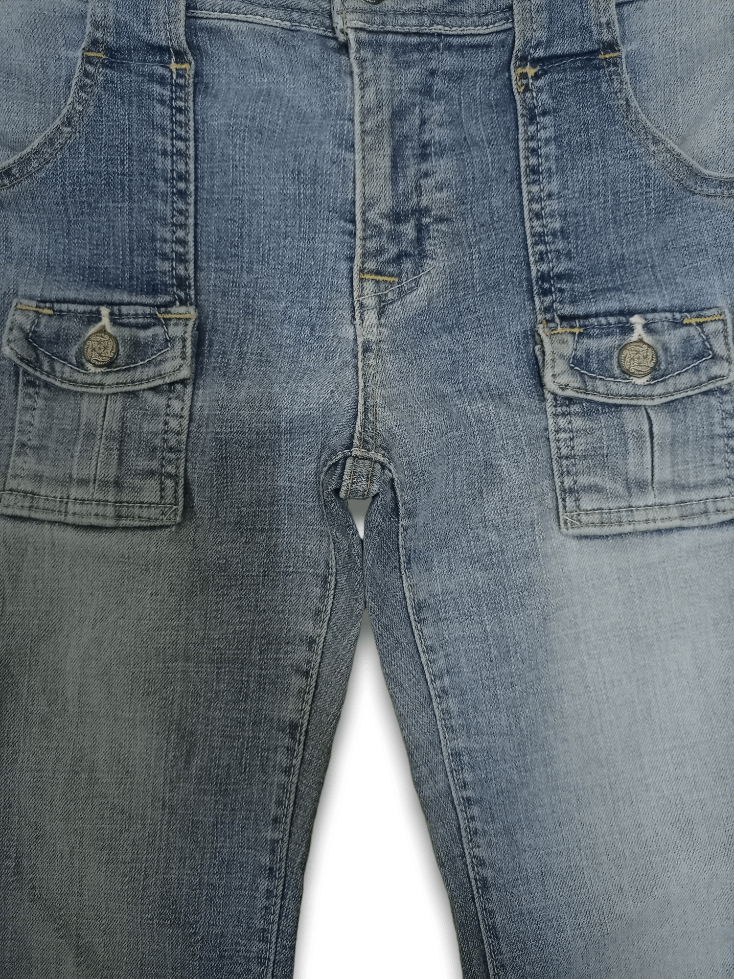 Japanese Brand Vintage Japanese Brand Flare Denim Bush Pants Size US 30 / EU 46 - 6 Thumbnail