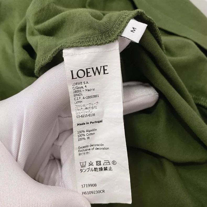 Loewe loewe Dark green logo printShort sleeves 2506-Nextarrow Size US M / EU 48-50 / 2 - 5 Thumbnail