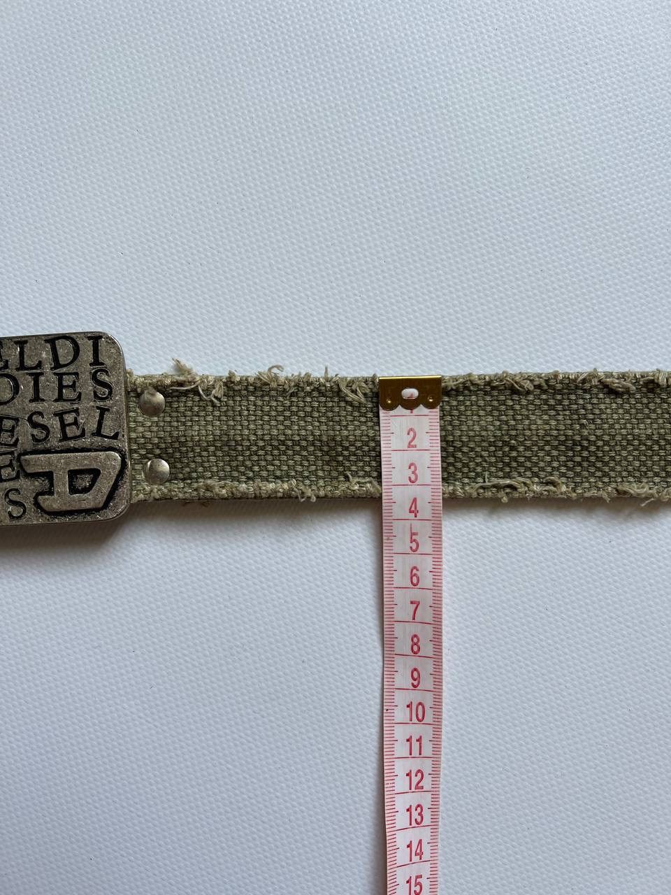Diesel × Japanese Brand Vintage Diesel big crazy logo buckle military belt punk y2k Size ONE SIZE - 6 Thumbnail