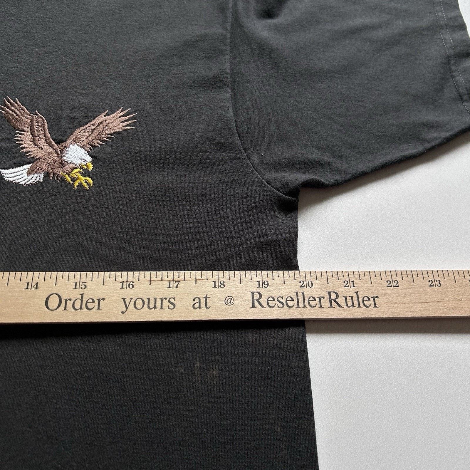 Fruit Of The Loom × Vintage Vintage American Bald Eagle T Shirt Large 90s Animal Art Size US L / EU 52-54 / 3 - 5 Thumbnail