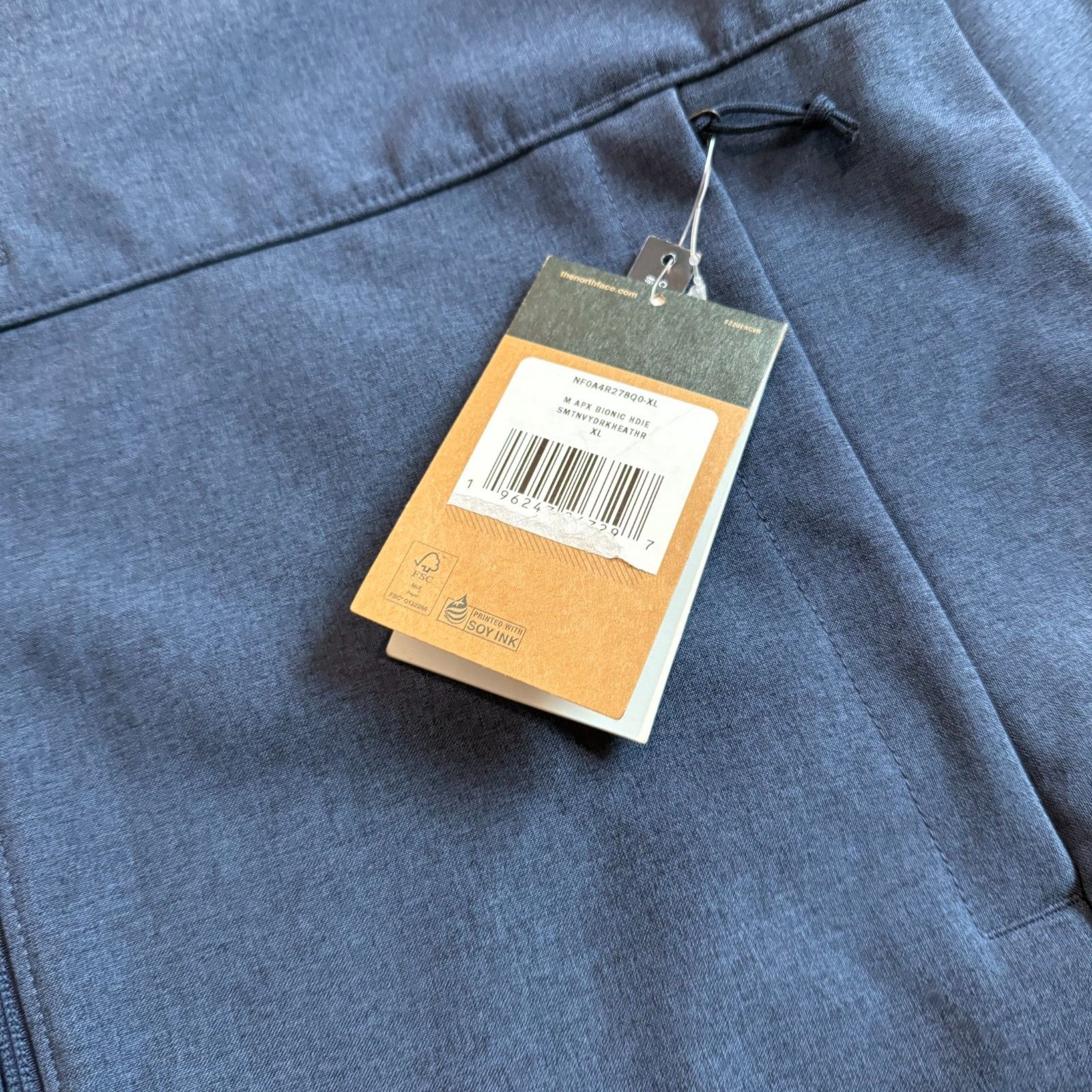 The North Face The North Face Apex Bionic Hoodie Dark Heather Blue XL Size US XL / EU 56 / 4 - 7 Thumbnail