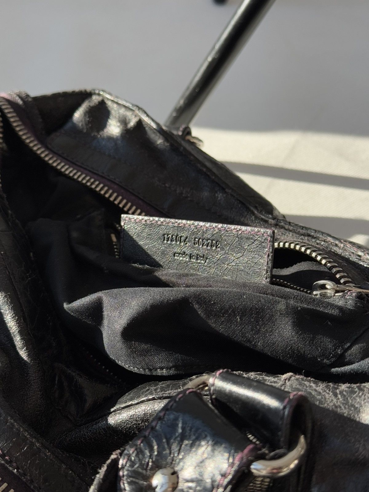 バッグ 00s BALENCIAGA leather hand bag y2k Balenciaga × Designer × Vintage Vintage Balenciaga 00s City