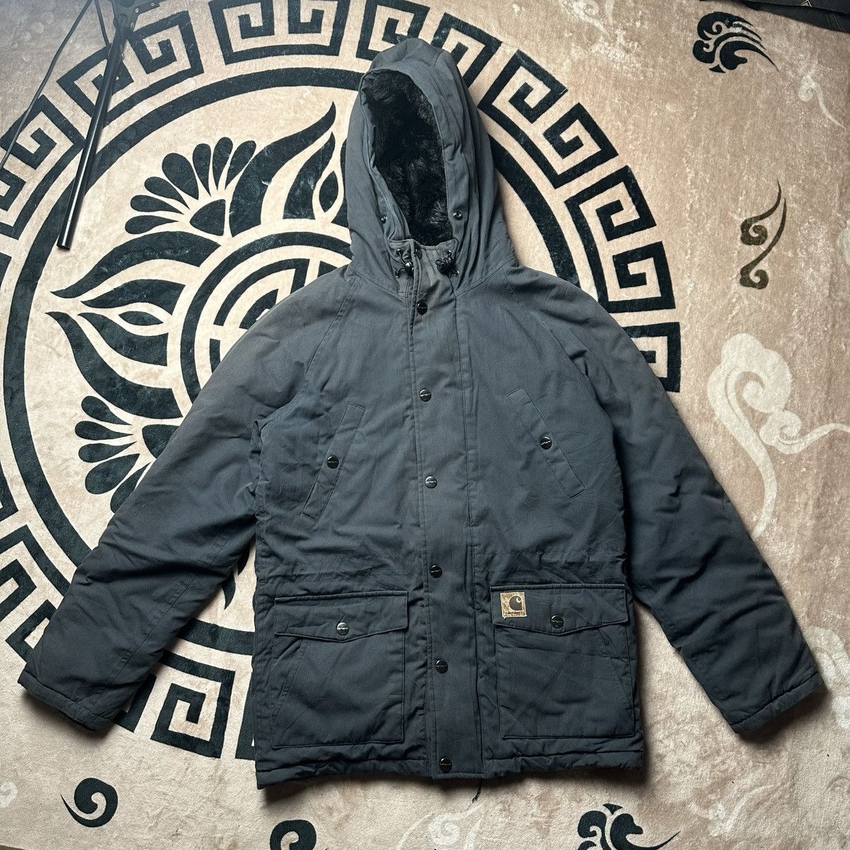 Vintage Carhartt Fur Hooded Parka Jacket