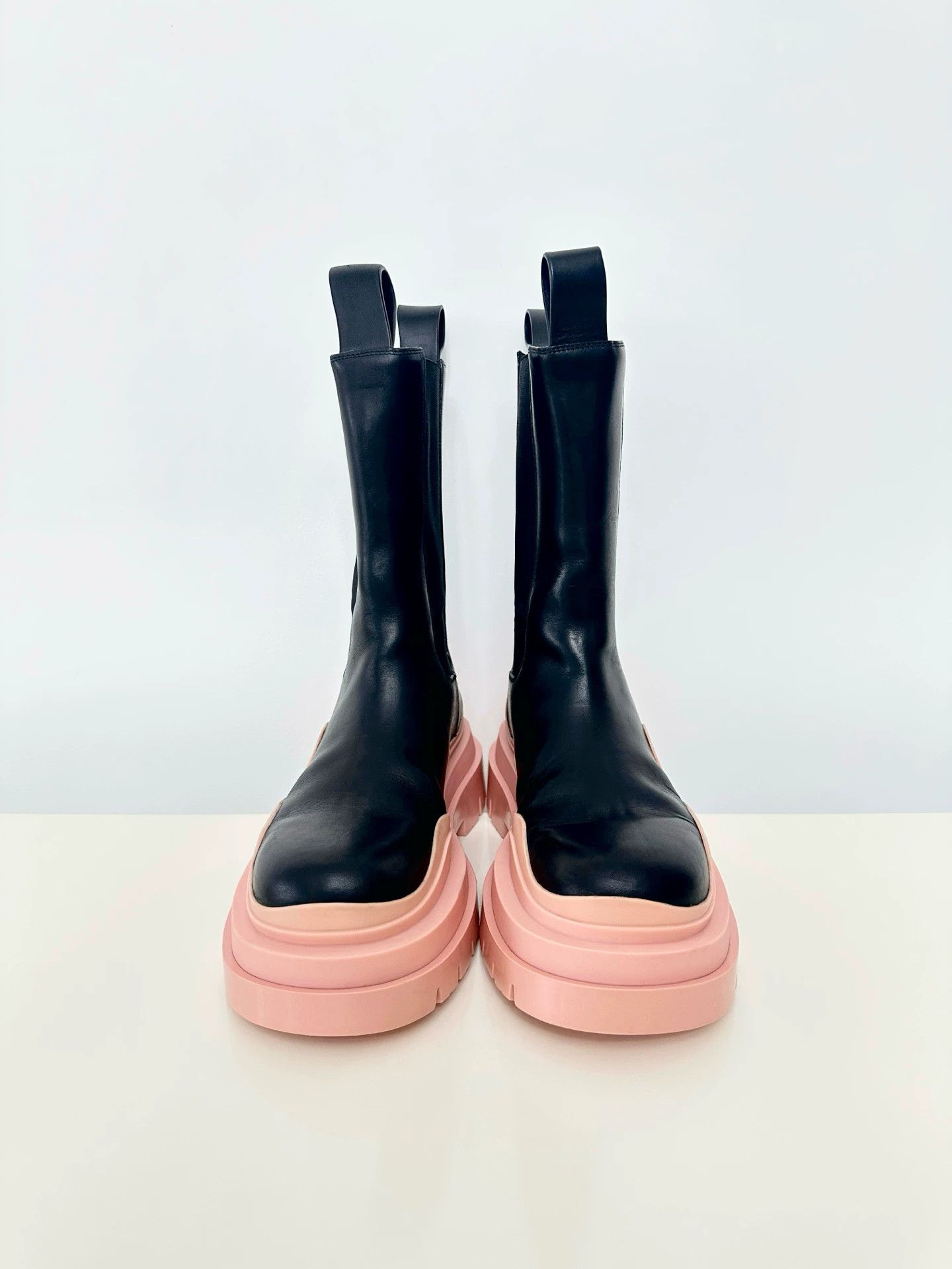 Bottega Veneta BV Tire mid-calf boots women's Avocado Green Size US 5 / IT 35 - 2 Thumbnail