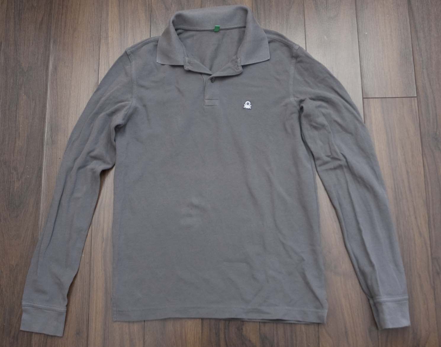 United Colors Of Benetton United Colors of Benetton Polo Long Sleeve Size S Gray Size US S / EU 44-46 / 1 - 1 Thumbnail