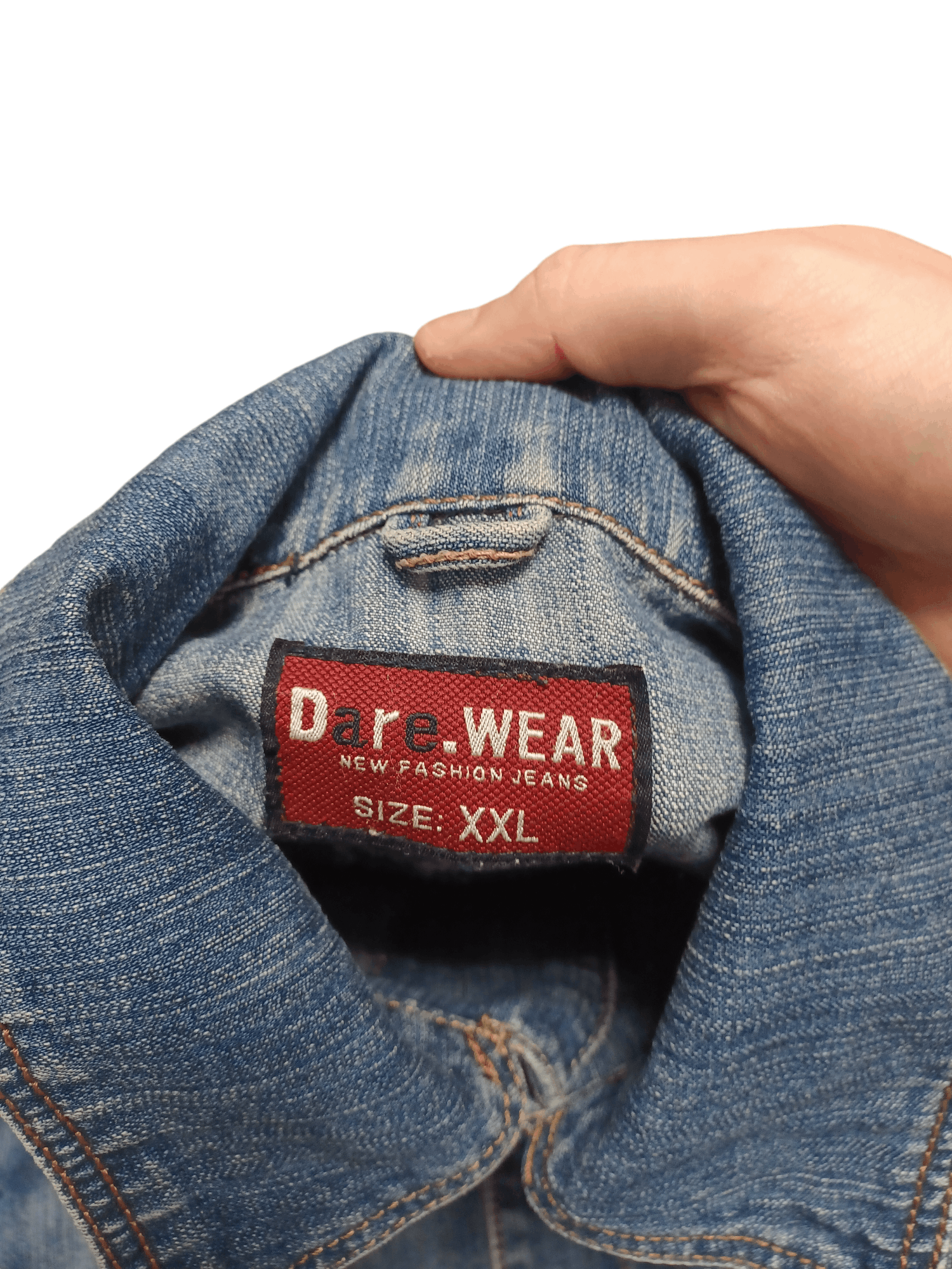 D.A.R.E D.A.R.E BIGLOGO EMBROIDERED VINTAGE DENIM JACKET NO DRUGS! Size US L / EU 52-54 / 3 - 5 Thumbnail