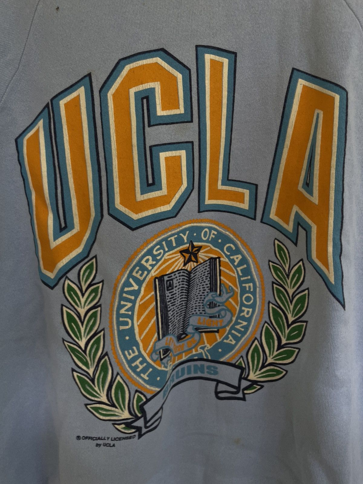 Vintage Vintage 80s UCLA university sweatshirt Size US XL / EU 56 / 4 - 4 Thumbnail