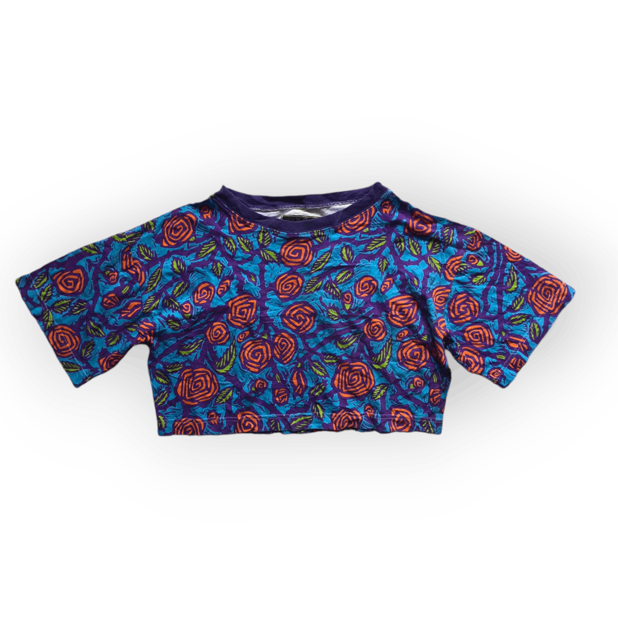 Mambo × Vintage Mambo Crop Tops Flowers Size S / US 4 / IT 40 - 1 Thumbnail