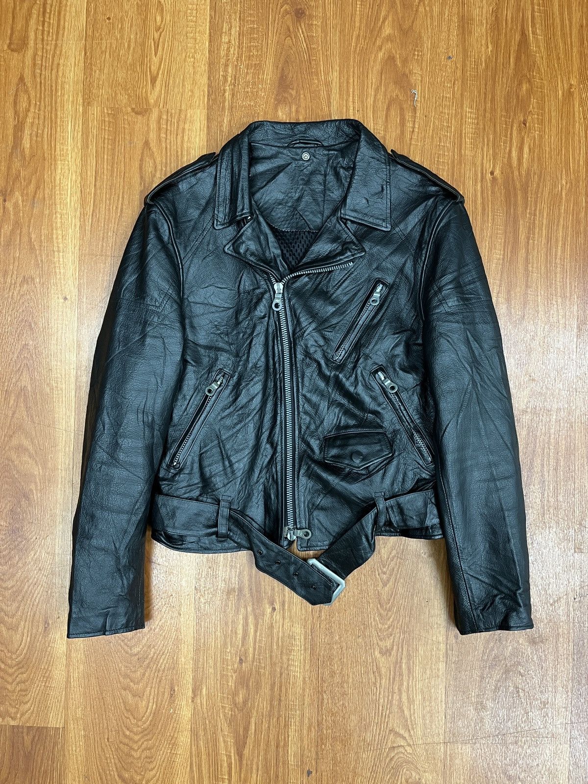 image of Dainese X Yohji Yamamoto Leather Jacket Aw 04/05 in Black, Men's (Size Small)