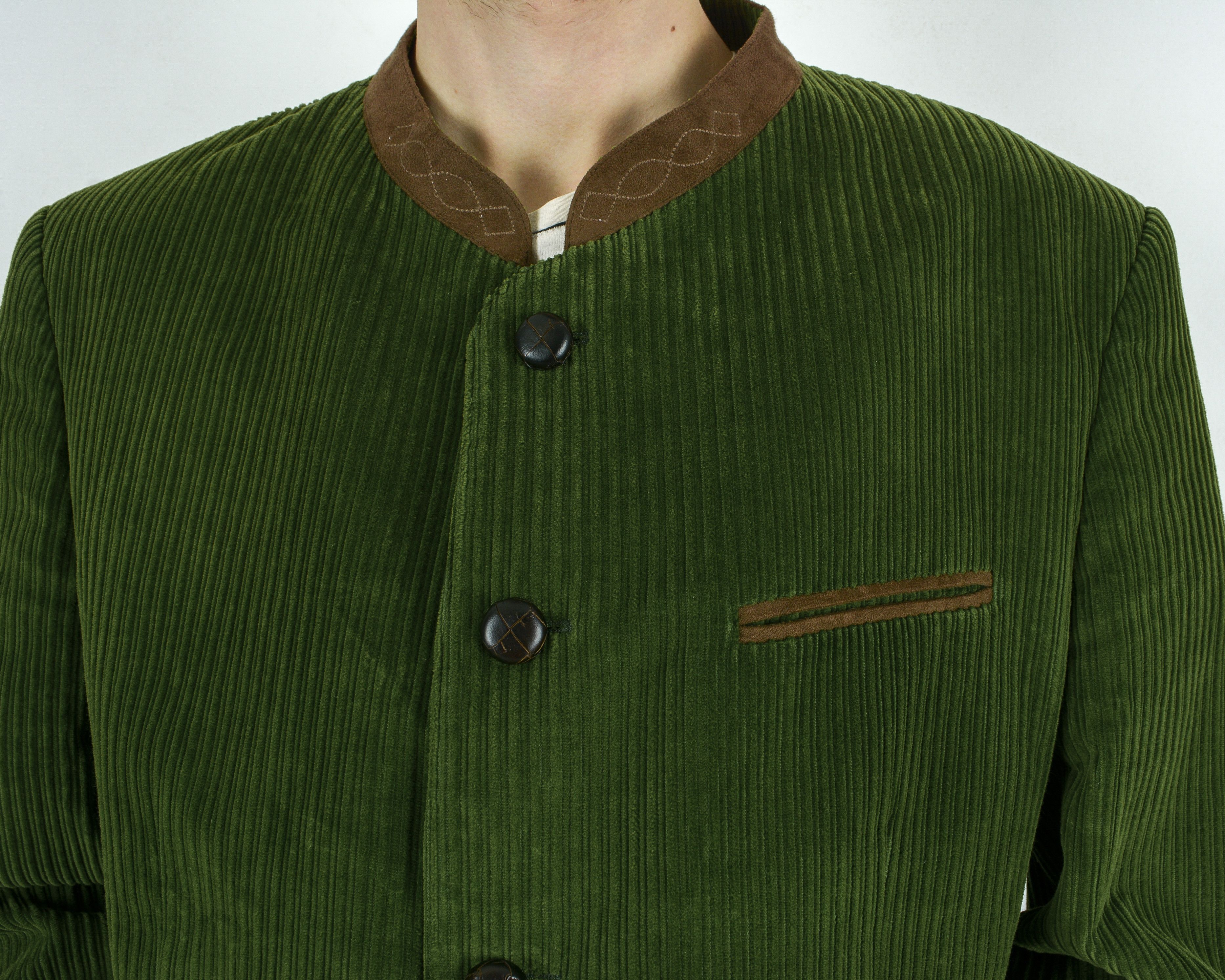 Vintage H Moser Mode aus Salzburg Men Trachten UK 40 US Blazer Coat Size 40R - 4 Thumbnail