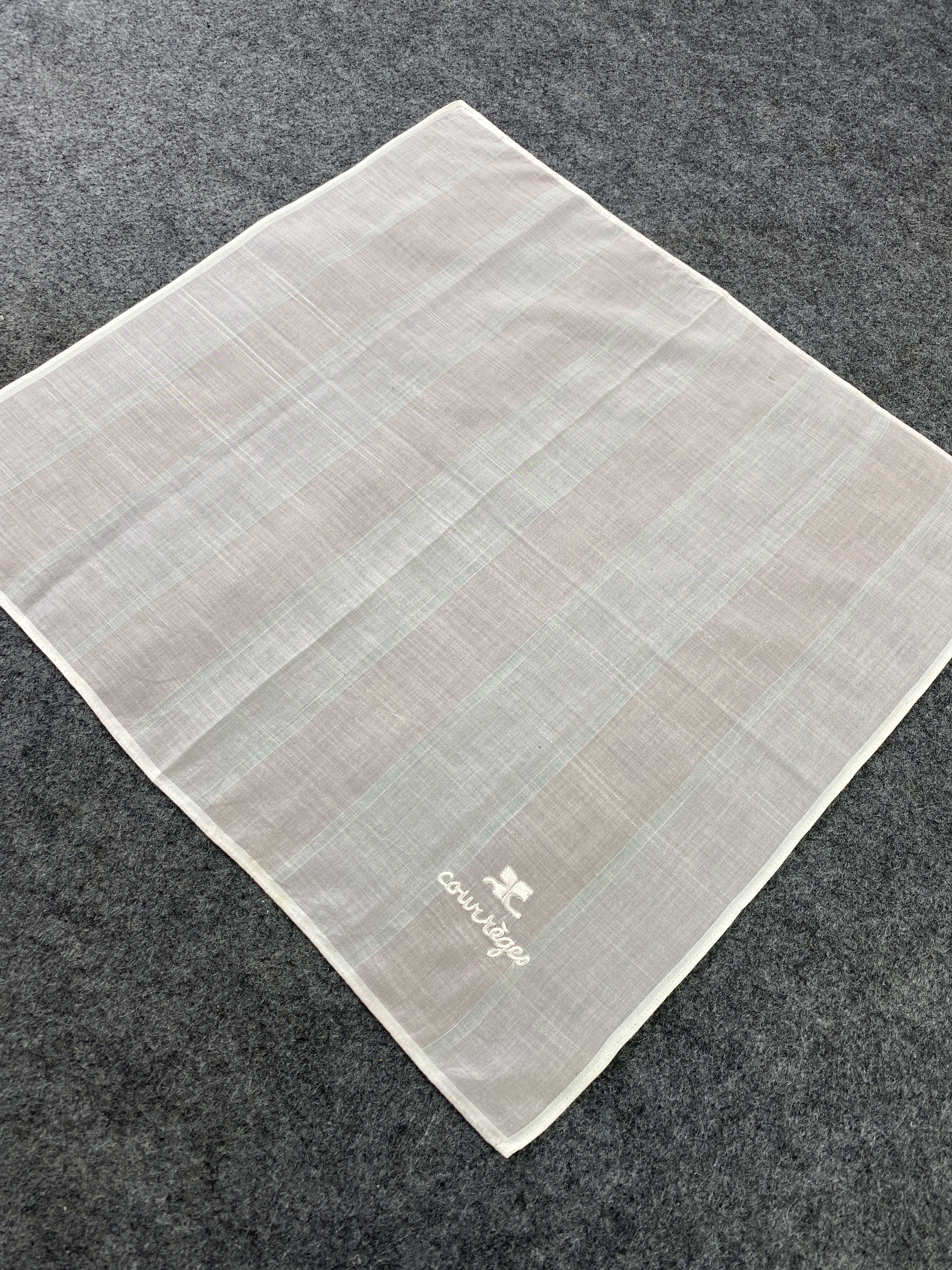Courreges Courreges Handkerchief Neckerchief Bandana -B331 Size ONE SIZE - 4 Thumbnail