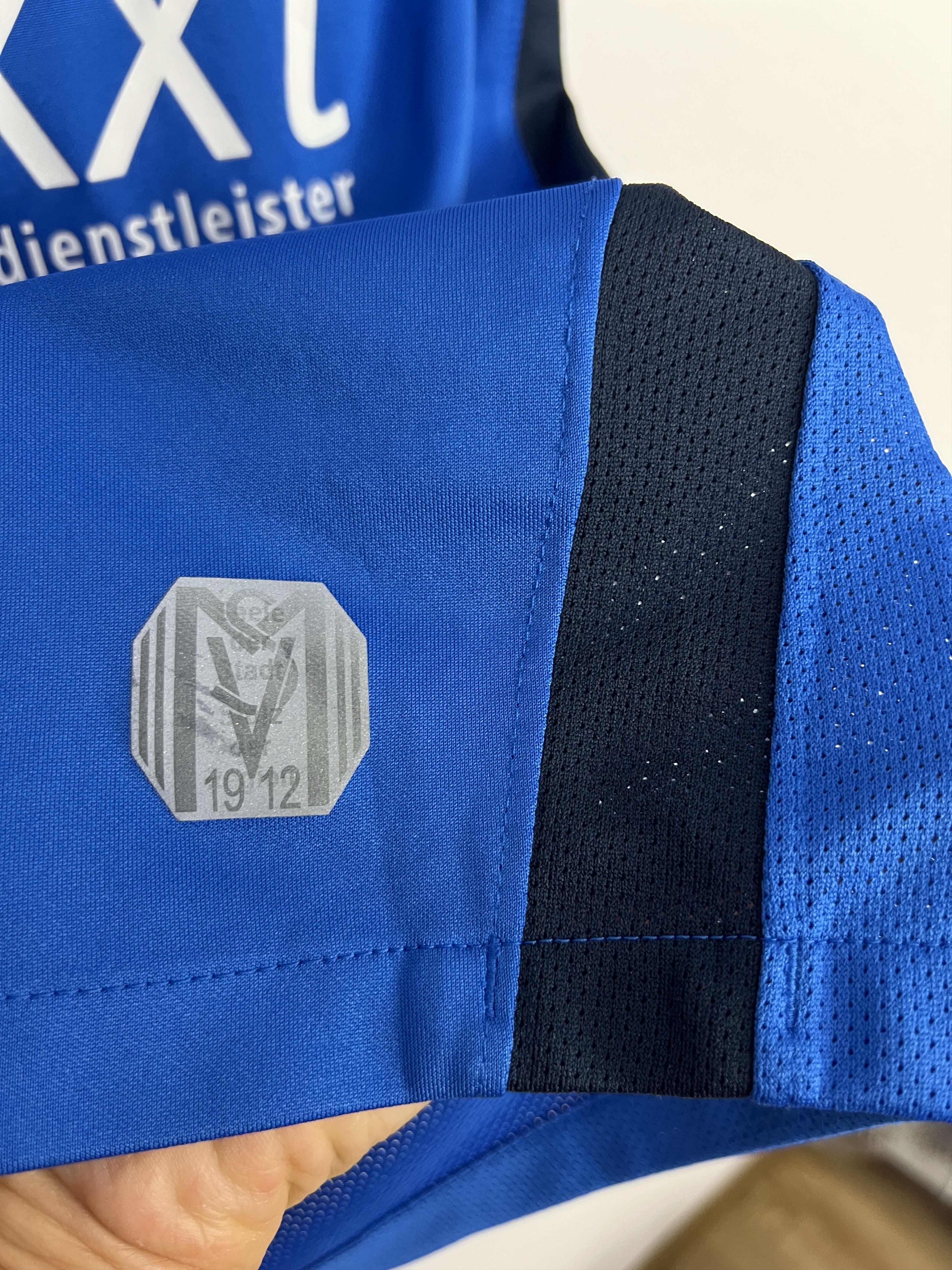 Nike SV Meppen Football Shirt Soccer Nike Blue Jersey Mens Size US M / EU 48-50 / 2 - 4 Thumbnail
