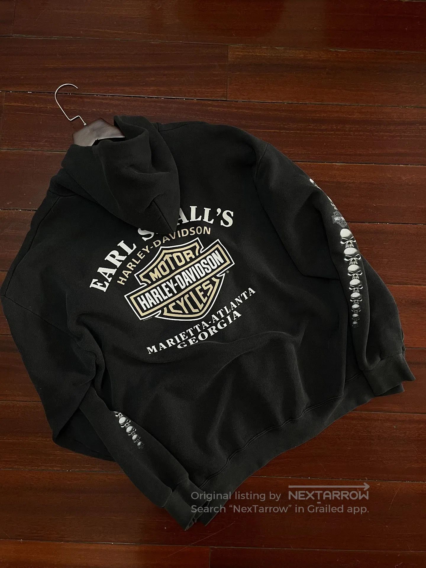 Vintage vintage Harley Davidson zip hoodie. Size US M / EU 48-50 / 2 - 2 Thumbnail
