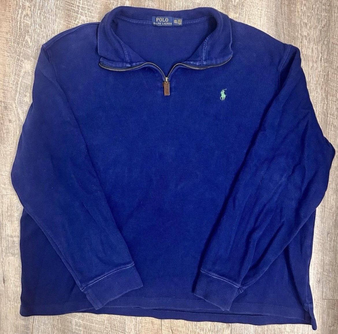 Ralph Lauren Ralph Lauren Navy Blue Quarter Zip Sweatshirt Size 3XL Size US XXL / EU 58 / 5 - 1 Thumbnail