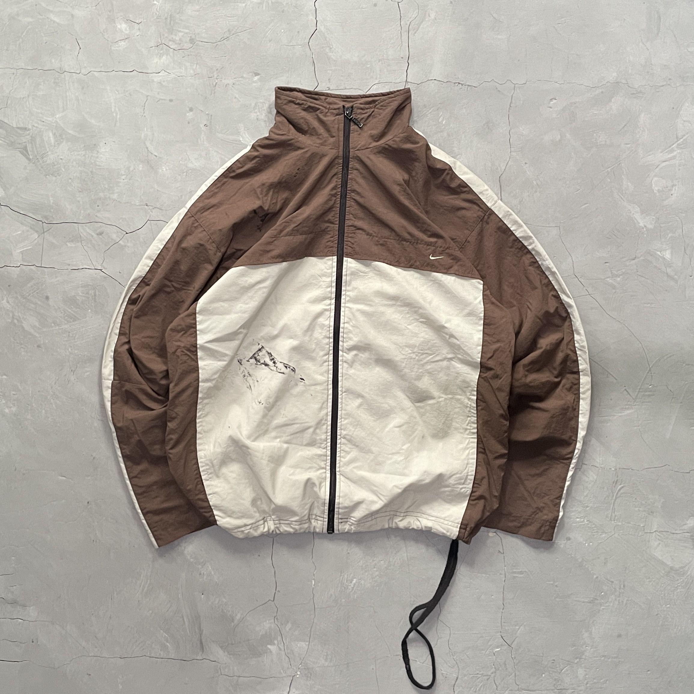 90s 00s NIKE Downing Stadium トラックジャケット Nike × Vintage Nike vintage brown Randall's Island Downing Stadium